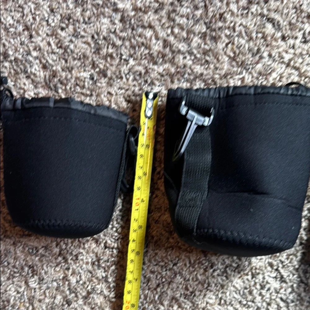 Black Neoprene Lens Pouches Set